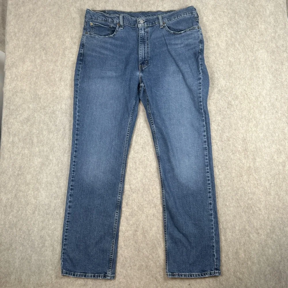 Levi's 514 Regular Fit Straight Leg Jeans Mens 40x32 Blue Denim